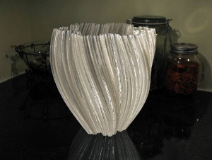 Ena od stvaritev tiskalnika Gigabot, ki meji na umetnost.